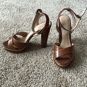 Aldo tan heel size 7